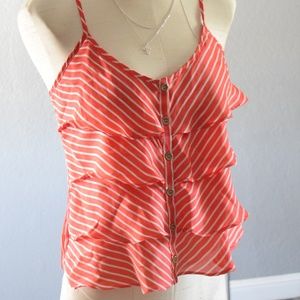 Silky Striped tank top